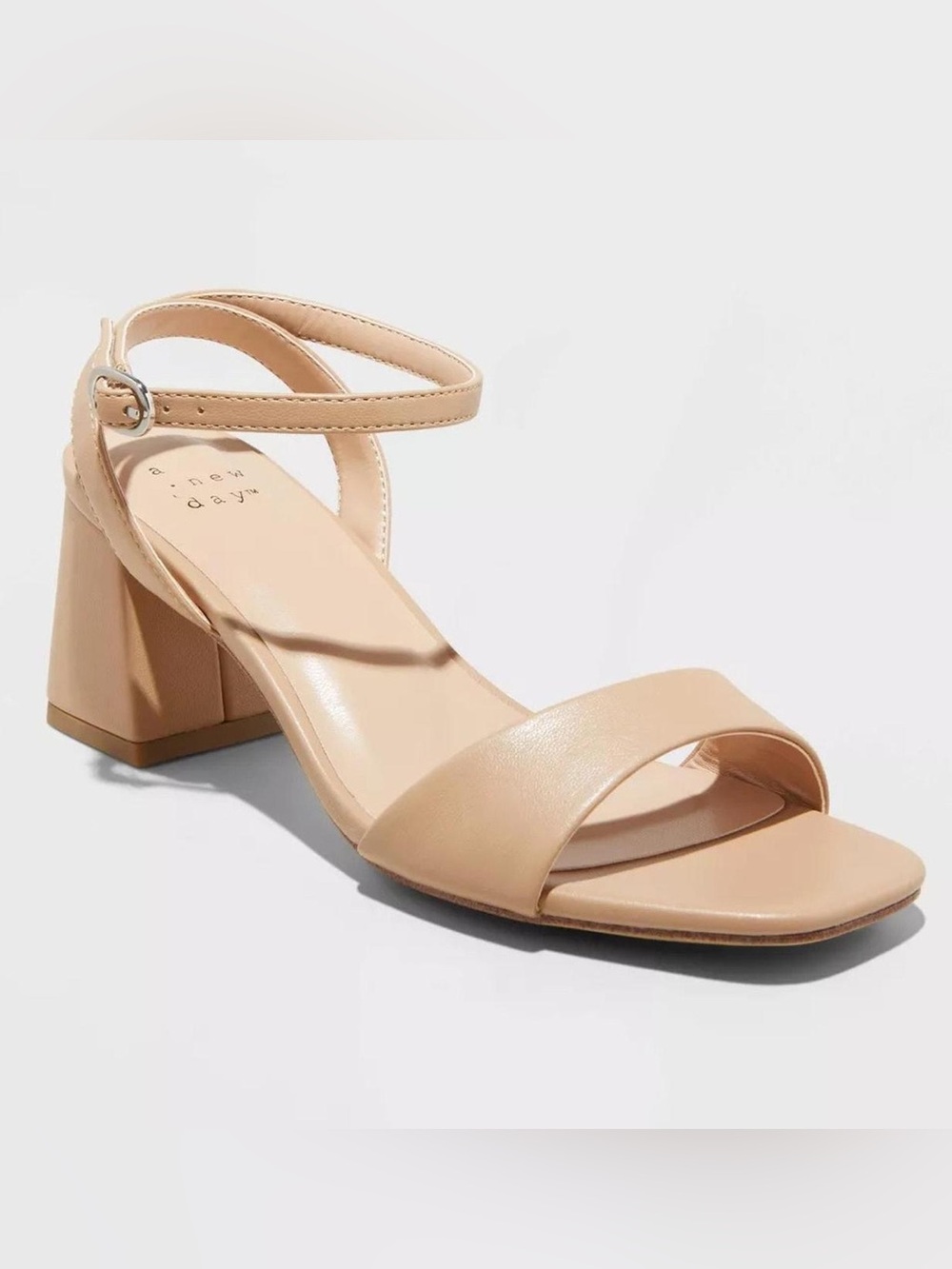 A New Day Nude Low Block Heel